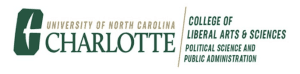 unc charlotte political science and public administration